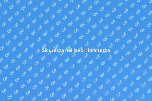 Proteggi i lavoratori con anticaduta