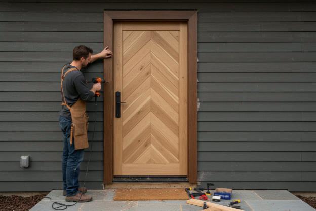 Quanto costa installare una porta esterna in legno?