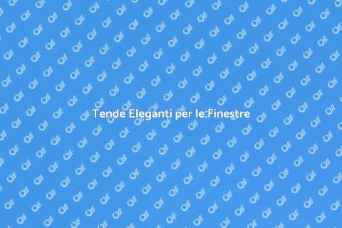 Tenda a Copriletto per Finestre