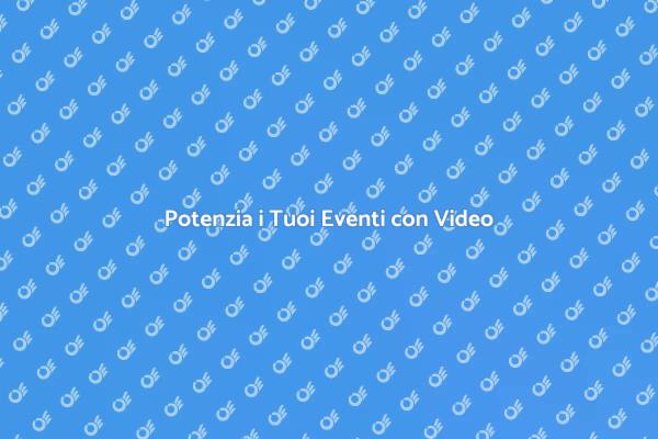 Trasforma i Tuoi Eventi con Tecnologia
