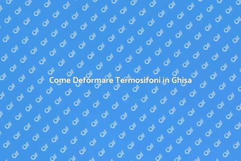 Deformare Termosifoni in Ghisa
