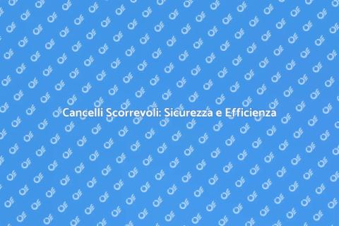 Motore per Cancelli Scorrevoli