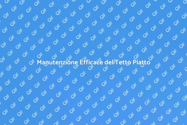 I Fondamentali per Pulire un Tetto Piatto
