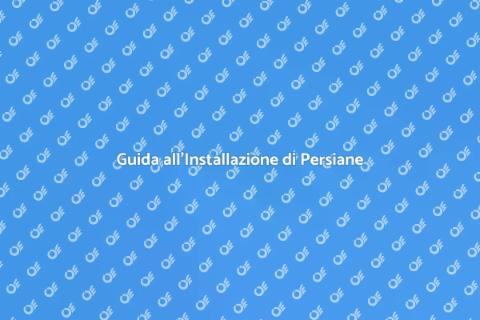 Installare Persiane Composite in Casa
