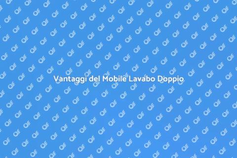 Mobile Lavabo Doppio per il Bagno