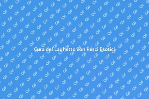 Manutenzione Laghetto con Pesci Esotici