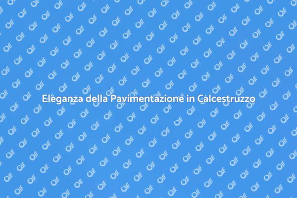 Calcestruzzo: La Scelta Perfetta per Esterni