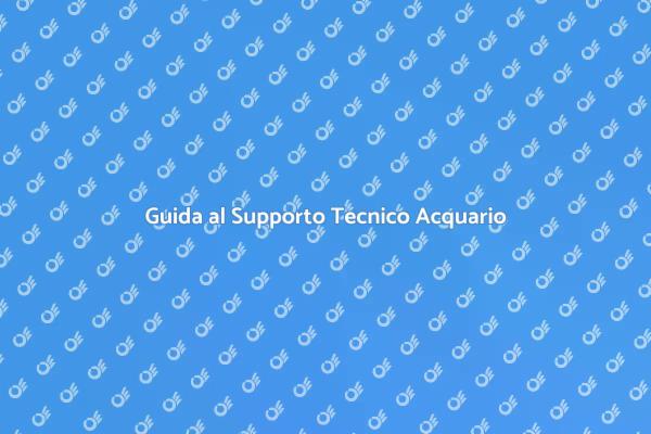 Manutenzione Professionale per Acquari