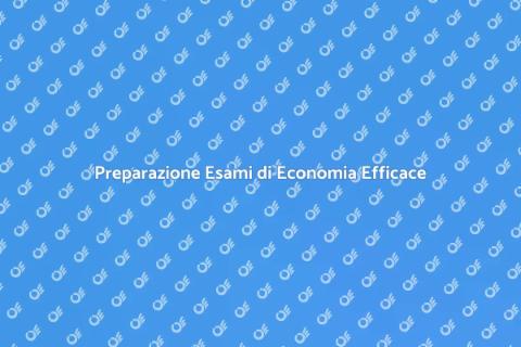 Programma Completo Esami Economia