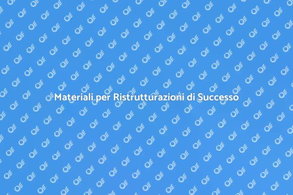 Ristrutturazione: Scegli i Materiali Giusti