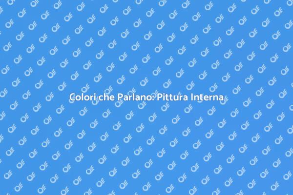 Trasforma il Tuo Interno con i Colori