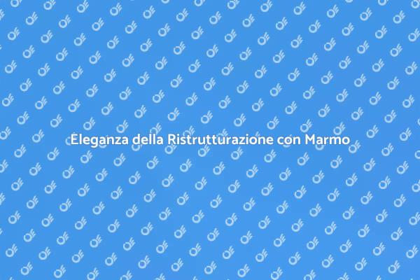 Trasforma la tua casa con Marmo Bianco