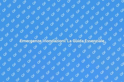 Bonifica Inondazioni: Soluzioni Pronte
