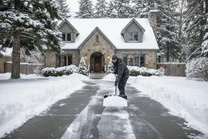spalare la neve dal vialetto: Da €10