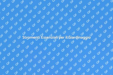Attrezzi per la Pulizia del Giardino