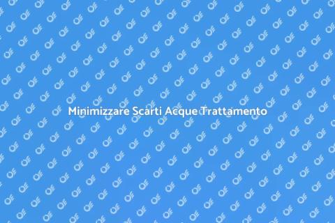 Gestire Scarti Trattamento Acque