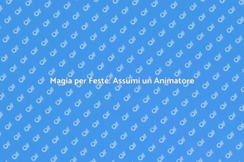 Assumere un Animatore Professionista