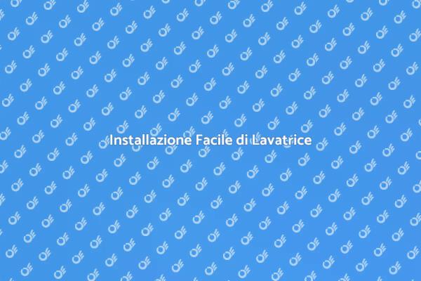 Montaggio Efficiente Lavatrice Asciugatrice