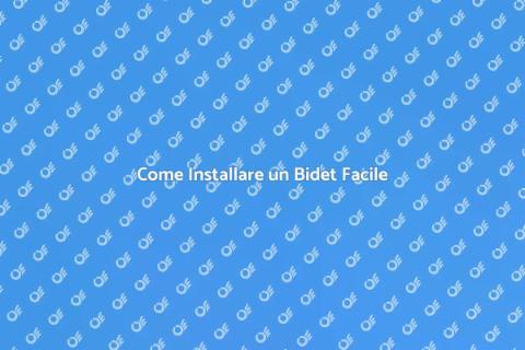 Installare un Bidet in Casa