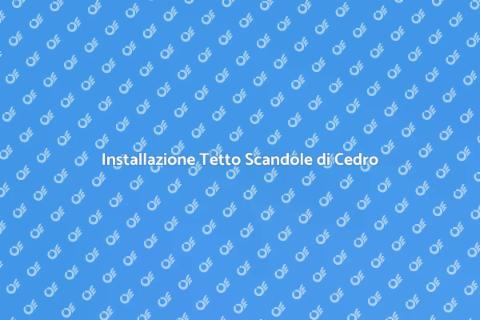 Tetto a Scandole di Cedro: Eleganza