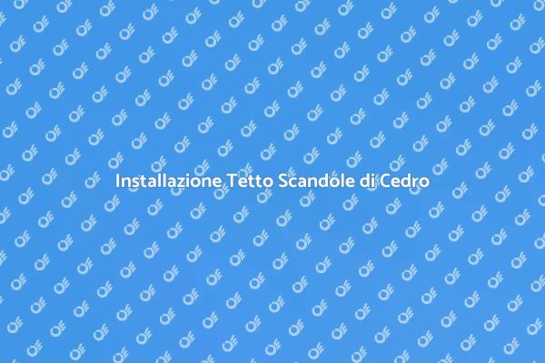 Eleganza e Funzionalità: Tetto in Cedro
