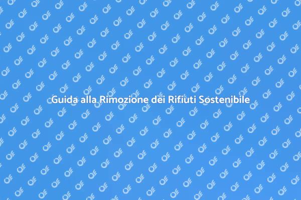 Rimozione Efficace dei Rifiuti Domestici