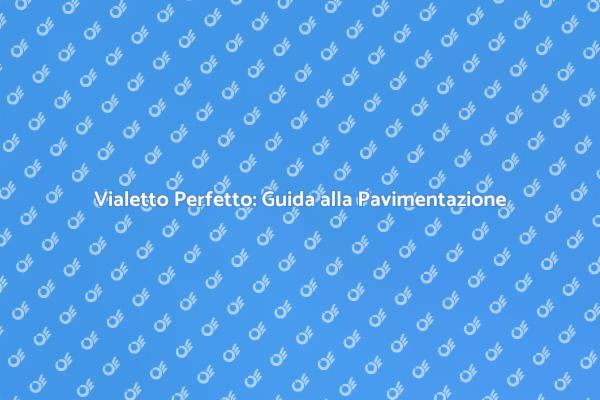 Rinnova il Tuo Vialetto con Stile