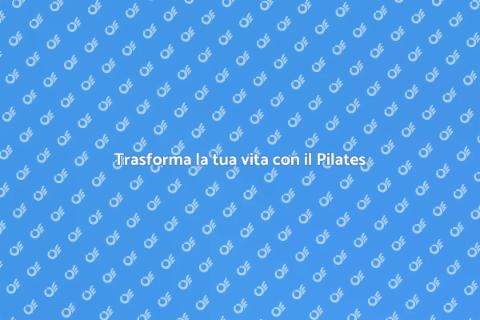 Formazione Pilates con un Istruttore