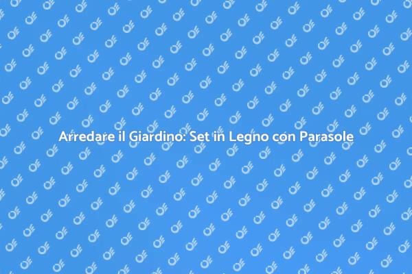 Trasforma il Tuo Giardino con Eleganza