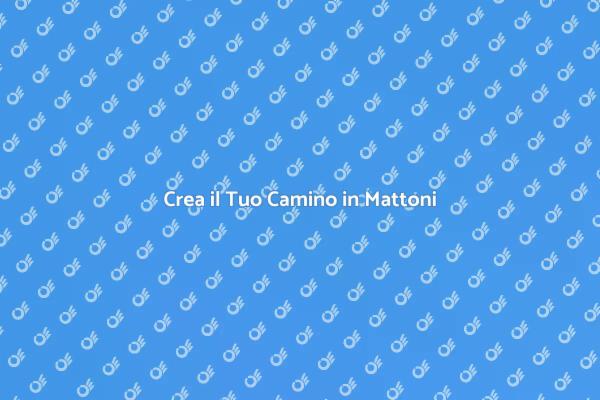 Costruisci un Camino in Mattoni Fai da Te