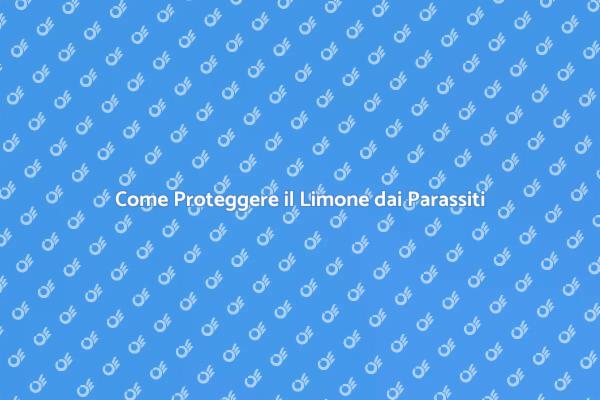 Limone: Protezione dai Parassiti Essenziale