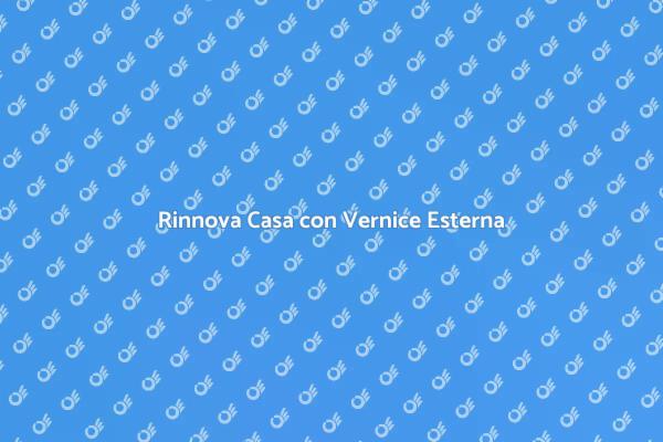 Scopri la Vernice Giusta per Esterni