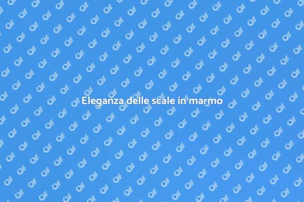 Scale in marmo: eleganza per interni