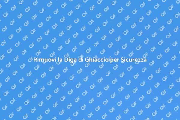 Sicurezza Invernale: Rimozione Diga Ghiaccio