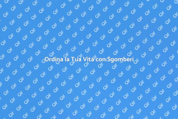 Riordina il Tuo Spazio con Sgomberi