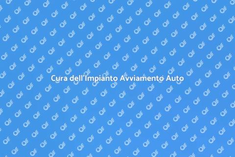 Manutenzione Impianto Avviamento Auto