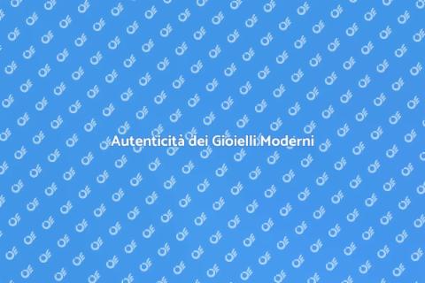 Certificazione Gioielli Moderni