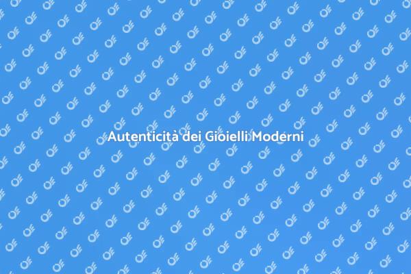 Certificazione di Autenticità dei Gioielli
