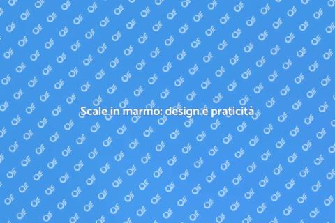 Scale in marmo: eleganza su misura