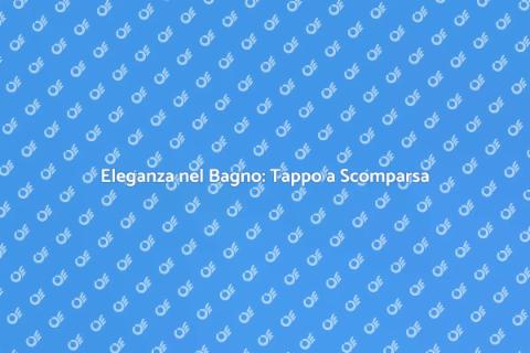 Tappo di Scarico a Scomparsa