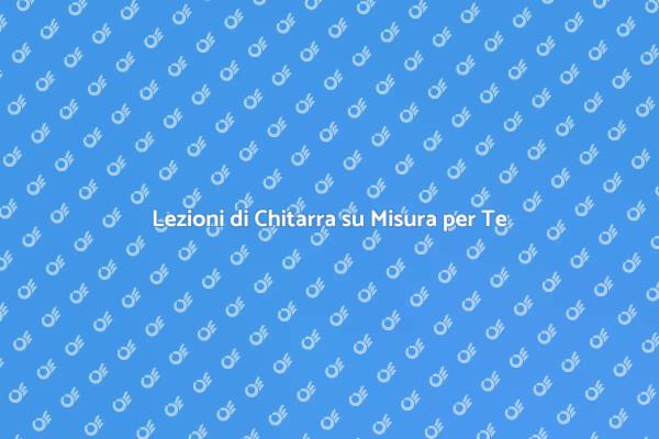 Impara la Chitarra con Supporto Personalizzato