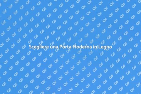 Porta in Legno Moderna: Design Elegante