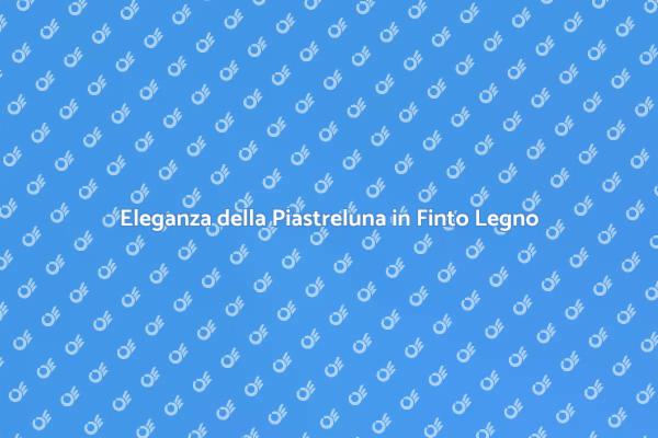 Il Tocco di Eleganza del Finto Legno