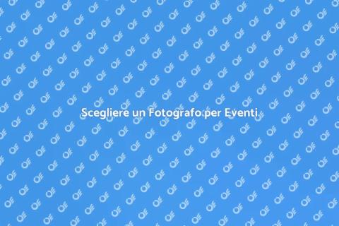 Ingaggiare un Fotografo Professionista