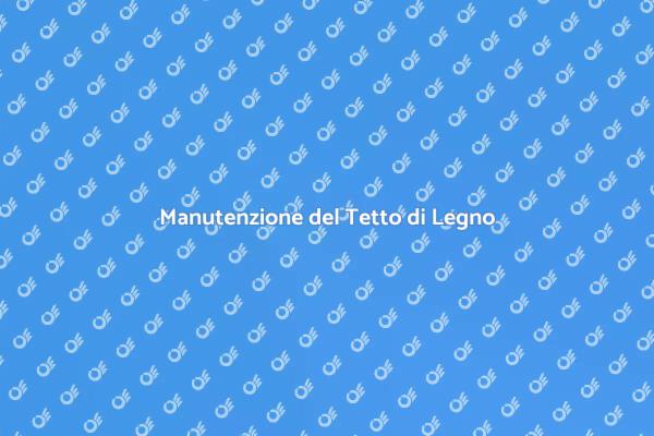 Come Mantenere un Tetto di Legno
