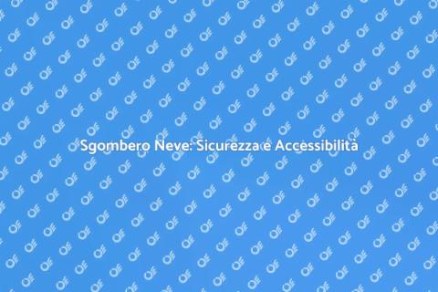 Sgombero Neve: Servizio Invernale Essenziale