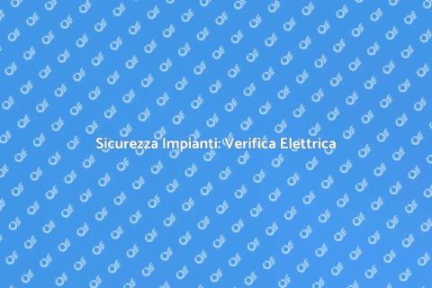 Verifica Compatibilità Elettrica Pannello