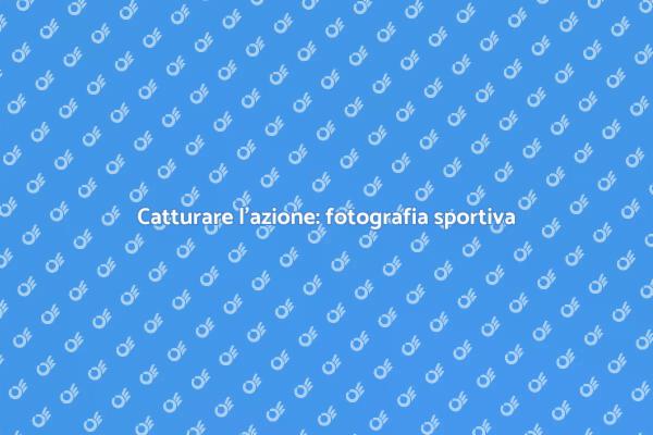 Fotografi Sportivi e il Loro Mondo