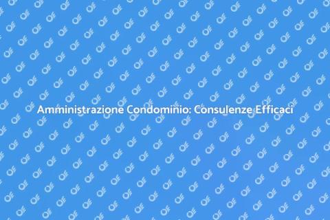 Consulenza per Amministrazione Condominio
