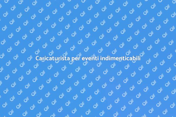 Aggiungi un caricaturista al tuo evento